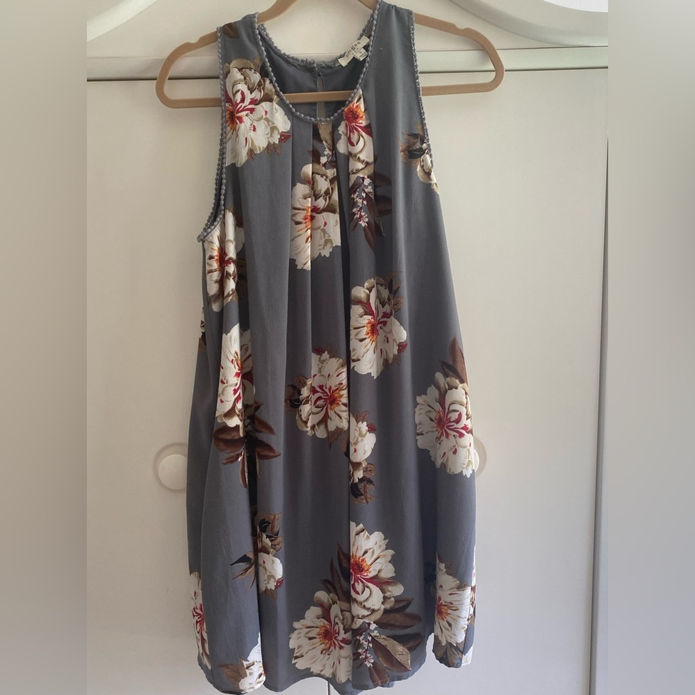 OMGEE BOHO  Floral Sleeveless Dress FLORAL